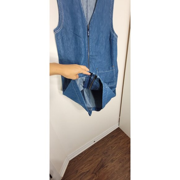 Vintage Blue Denim Dress - Picture 7 of 12